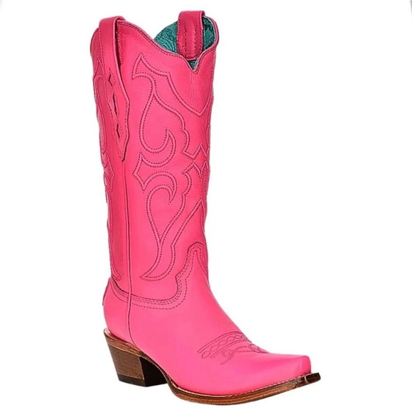 Corral Z5138 Embroidery Fuchsia Snip Toe Cowboy Women’s size 7 NEW!! - Picture 2 of 7